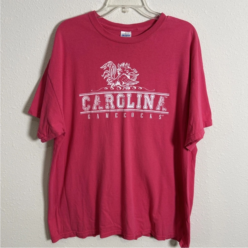 Y2K South Carolina Gamecocks Gildan T-Shirt Women's XL Pink Short Sleeve NCAA